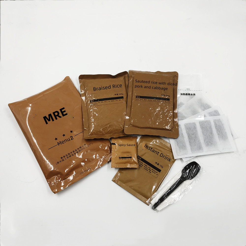 MRE Portable braised rice combat food mre ration food(MENU2)