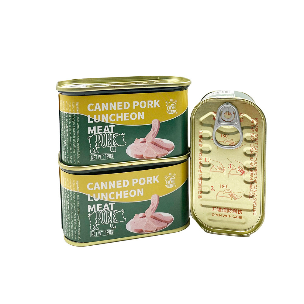 High Energy ready to eat 198g Canned Pork Luncheon Meat