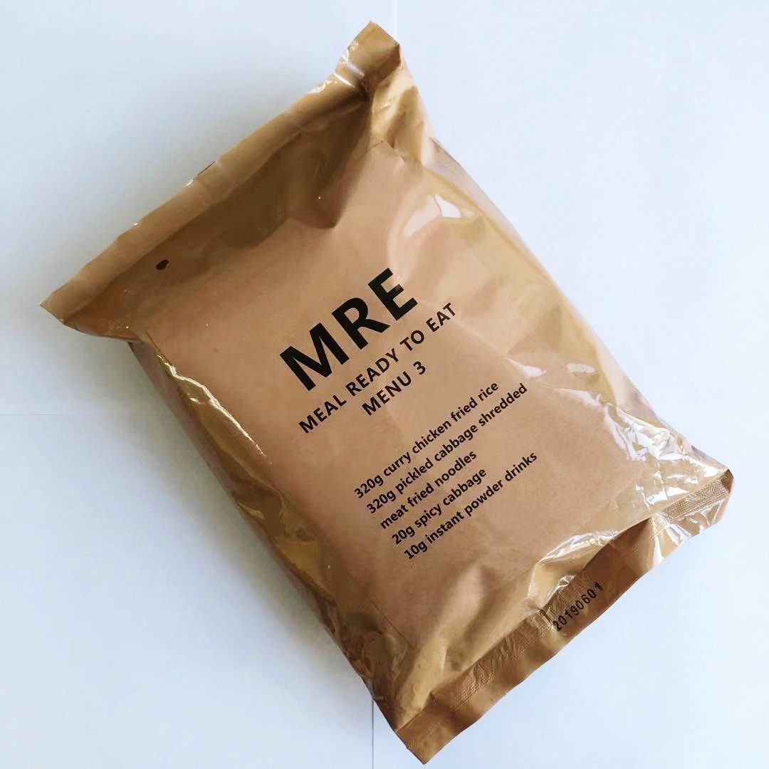 Meal Ready to Eat Menu 3 Emergency Mre Self Heating Mre