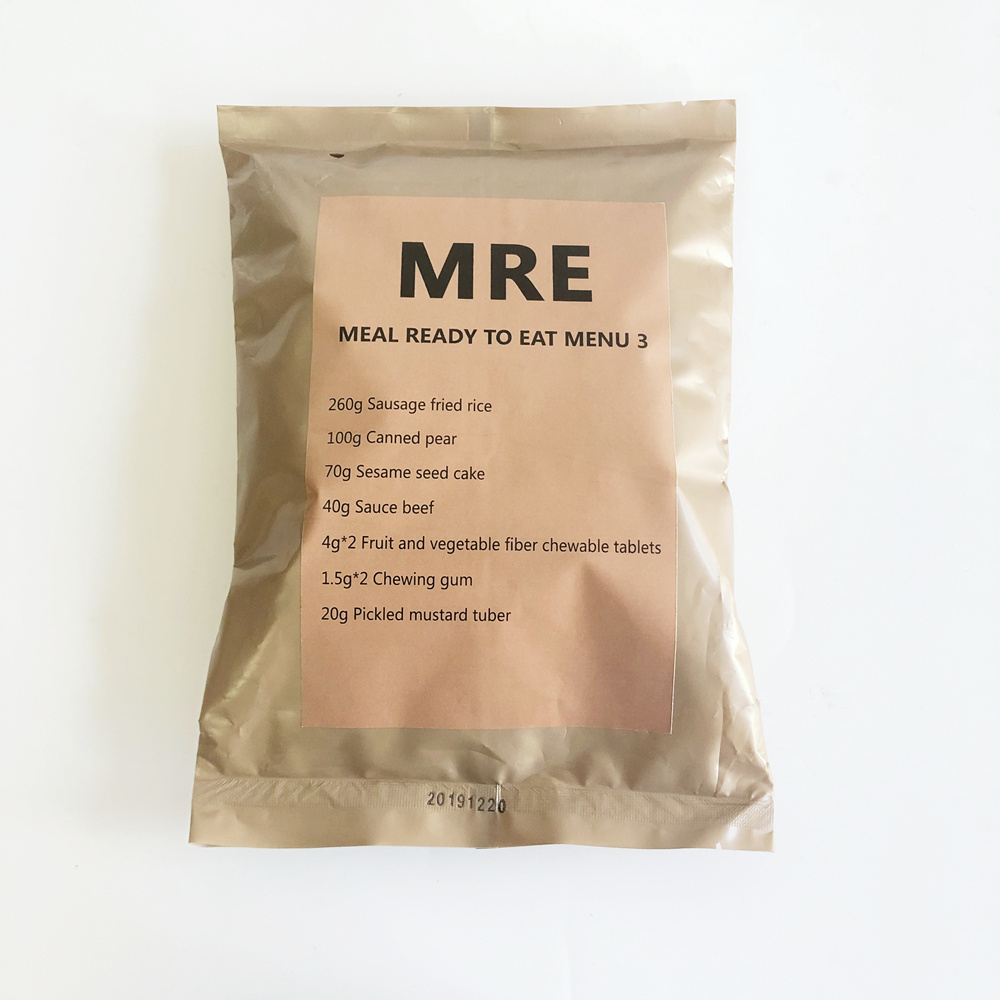 New Emergency Mre Self Heating mre food ration