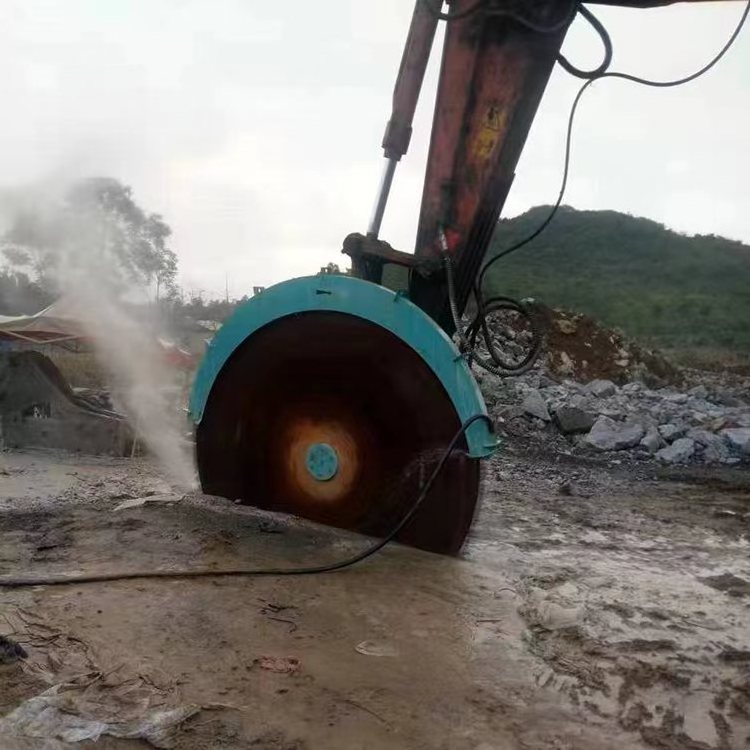 High afficiency Excavator Concrete Machine Attachment Rock Saw Rock Cutter