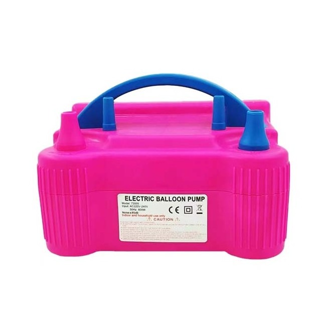 Fashion Portable Electric Air Pump Blue Pink Balloon Stuffer Stuffing Machine Us Uk Balloon Machine Electric Balloon Pump