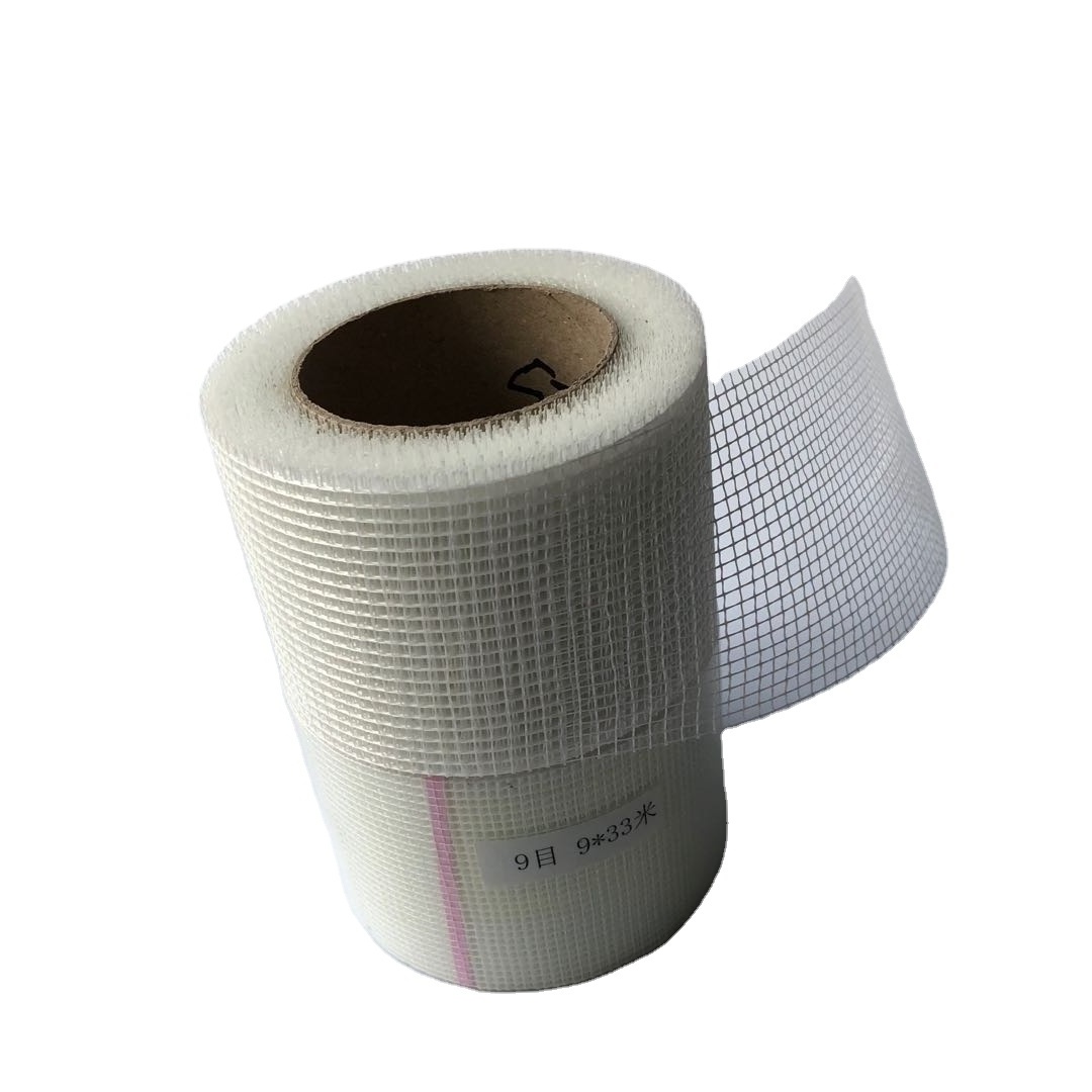 self adhesive fiberglass mesh  net roll  gypsum board drywall joint tape repairing  holes