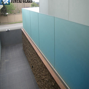 10mm 12mm fine edge frameless translucent tempered glass fencing panels