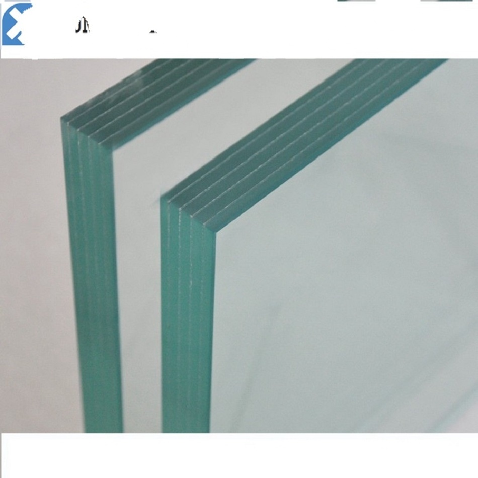 6+6 12mm thick  tempered laminated glass for railing fence with SGCC ANSIZ97.1 TEST TO NORTH AMERICA and Europe