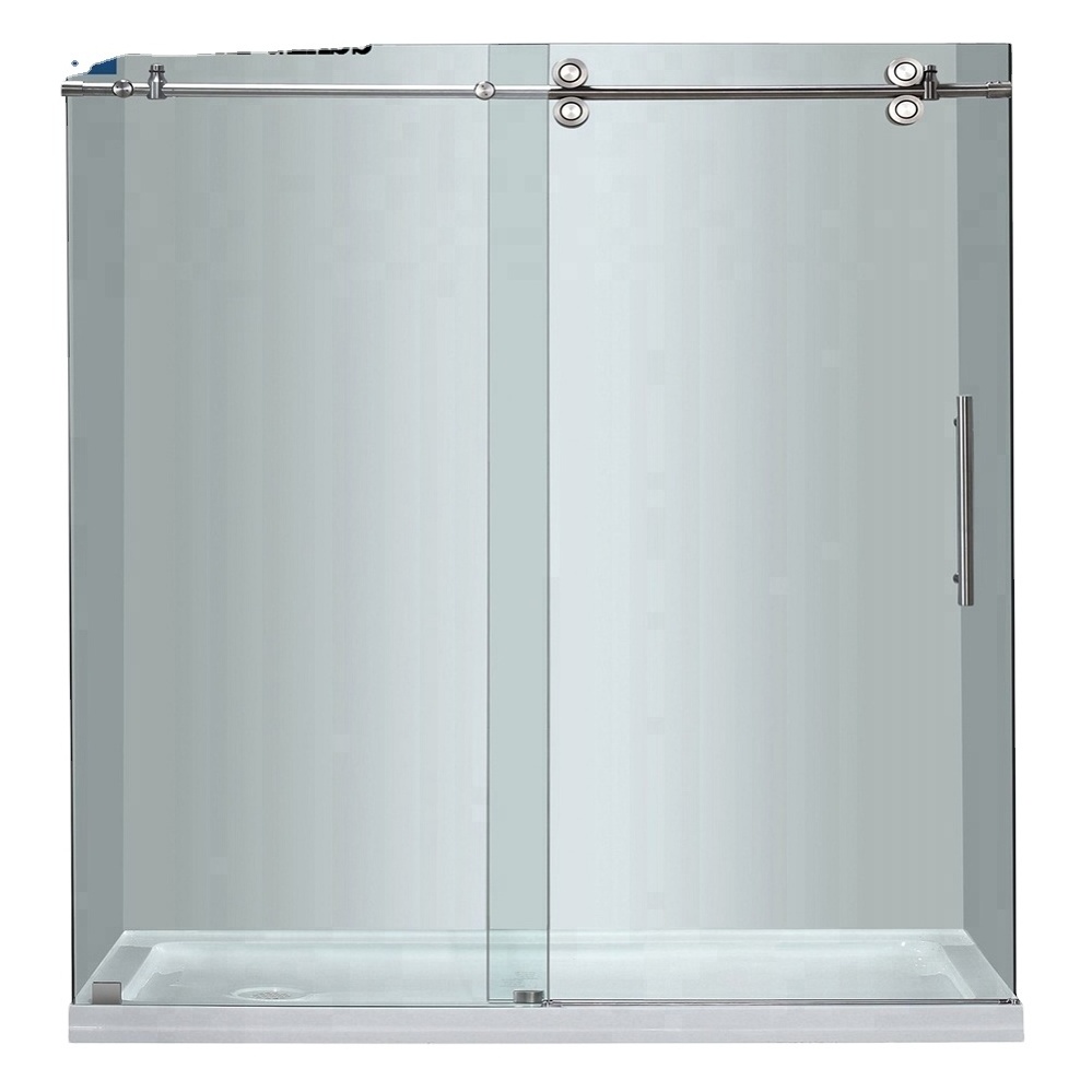 6mm 8mm 10mm 12mm bathroom curved smoke shower enclosure tempered glass french office doors