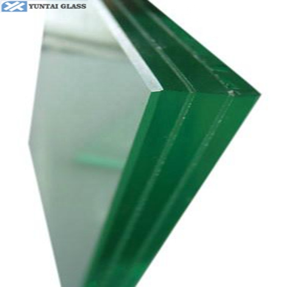 24mm 20mm 16mm 12mm 10mm clear tinted toughened  tempered laminated glass price per square meter foot  in China manufacture