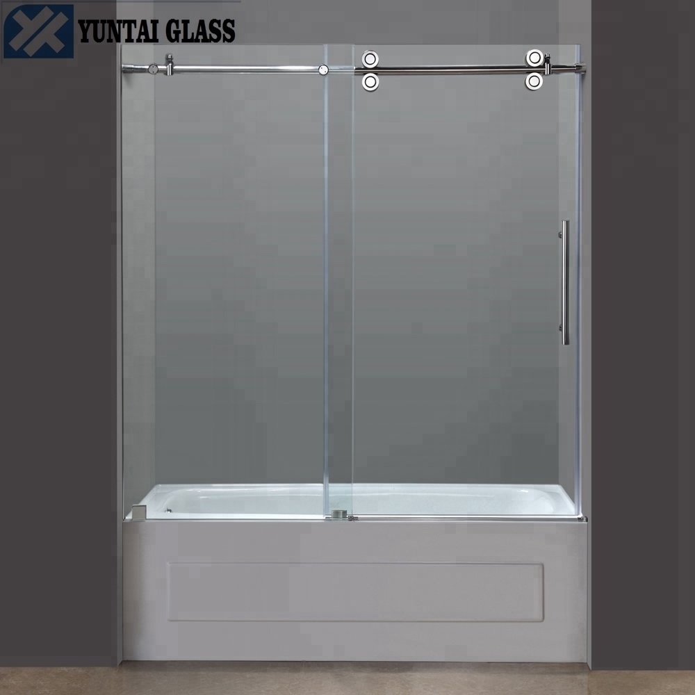 6mm 8mm 10mm 12mm bathroom curved smoke shower enclosure tempered glass french office doors