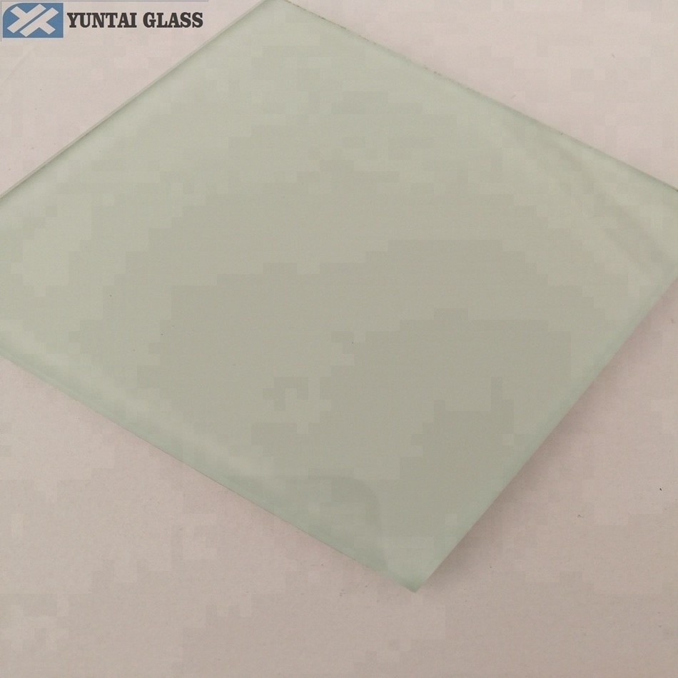 Custom cut 17.52mm frosted opaque translucent tempered laminated glass 884 price m2