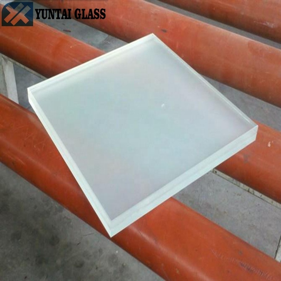 ESG VSG 3.3.1 4.4.1 5.5.2 12mm 16mm tempered sandwich laminated frosted glass sheets wholesale in China