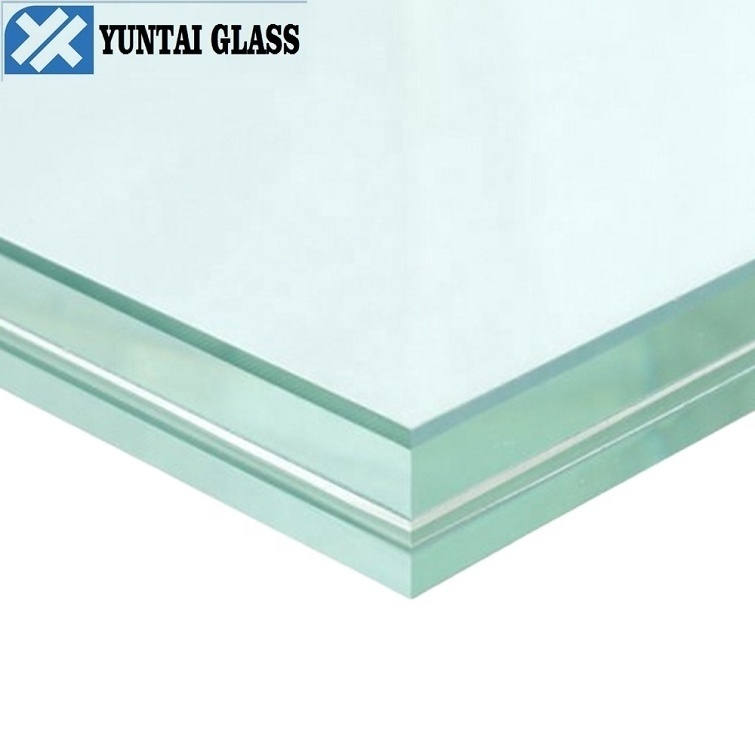 6+6 8+8 12.76mm patio toughened laminated glass sunroom roof panels prices from glass factories in China