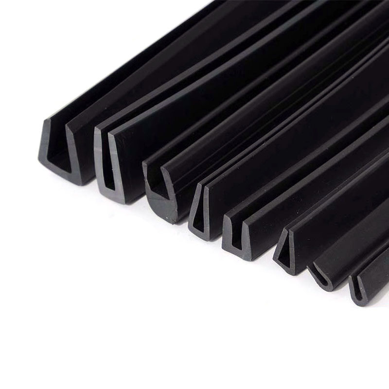 Manufacturer Custom Rubber extrusion profile Boat/car glass windshield rubber seal for door and window