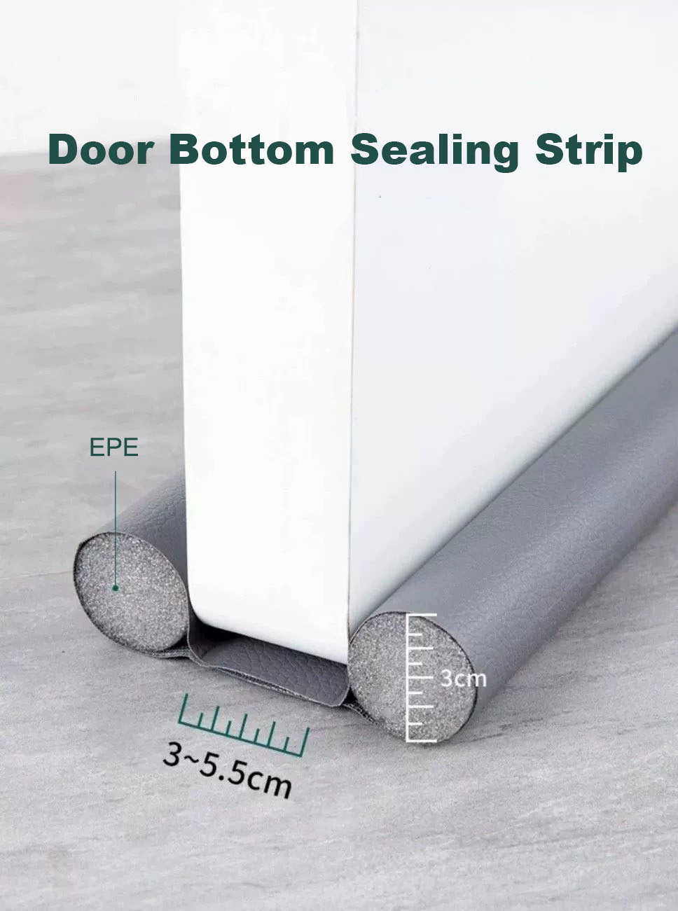 China Factory Supply Under Door Draft Guard Stopper Soundproof Reduce Noise Door Bottom Sealing Weather Strip