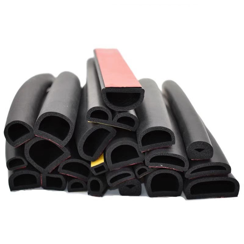 Seal Strip Automotive 3M Self Adhesive 14*12mm D-Shape EPDM Rubber Foam Car Door Seal