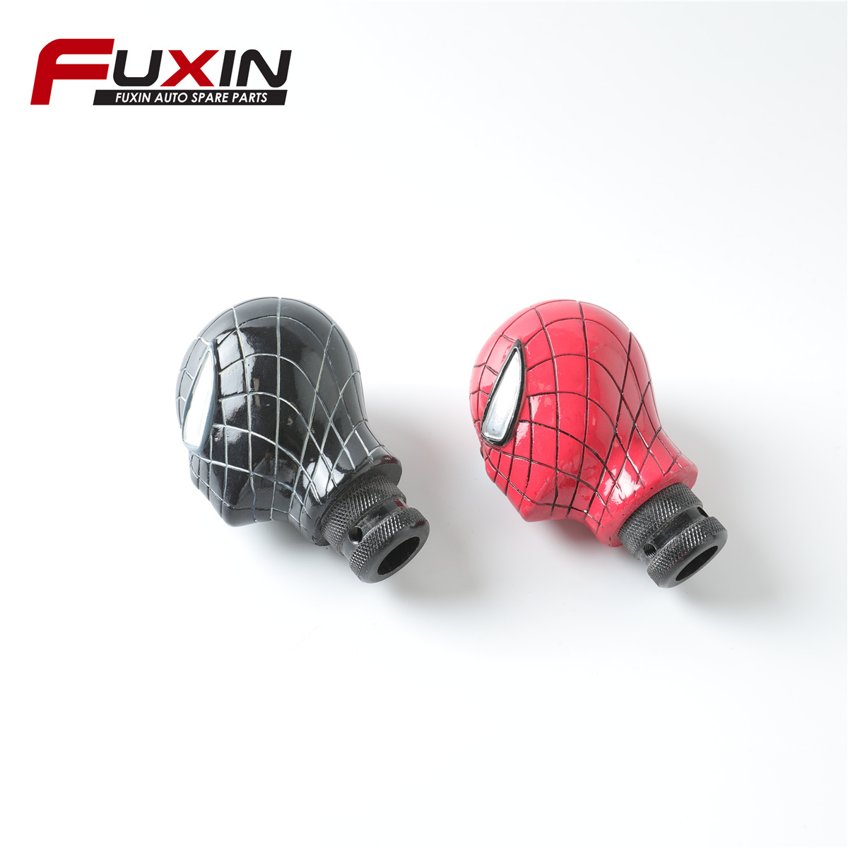 Car novelty Cold Cast Resin 3D Spiderman Type Automobile Gear Shift Knob universal anime shift knob