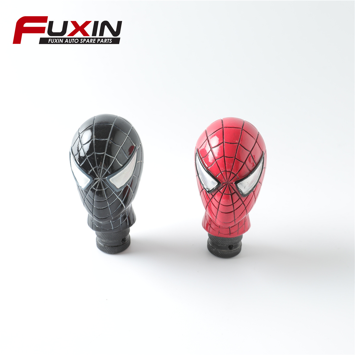 Car novelty Cold Cast Resin 3D Spiderman Type Automobile Gear Shift Knob universal anime shift knob