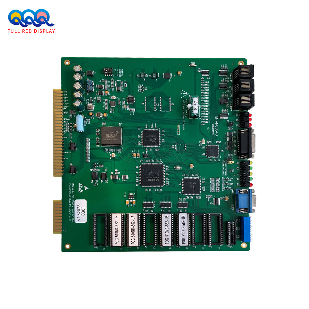 Full Red Pot O Gold T340 Game Machine Board Multi Game POG 510 580 595 Version PCB Board in Stock