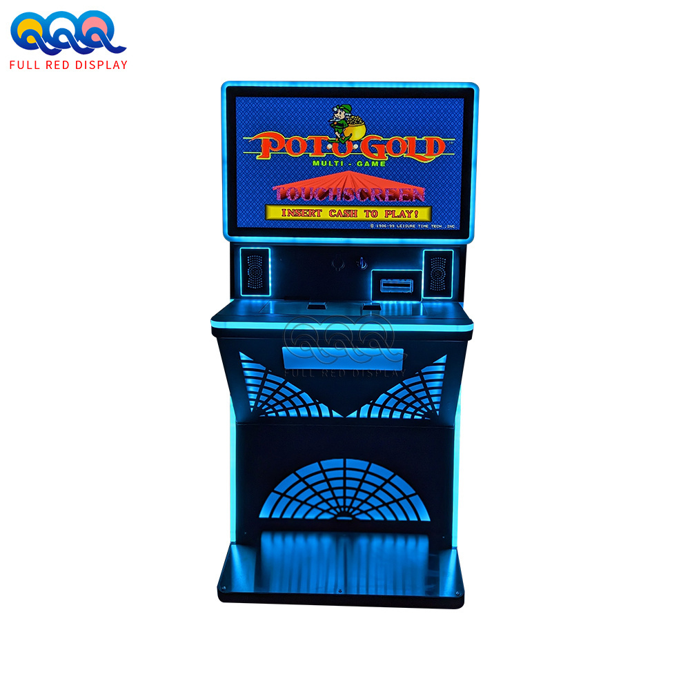 POG 27 Inch Touch Screen Metal Arcade Cabinet Gold Touch Game Arcade Empty Cabinet