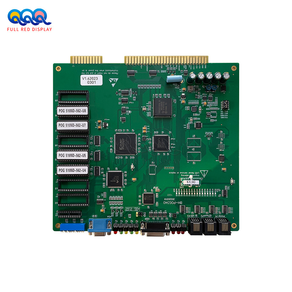 Full Red Pot O Gold T340 Game Machine Board Multi Game POG 510 580 595 Version PCB Board in Stock