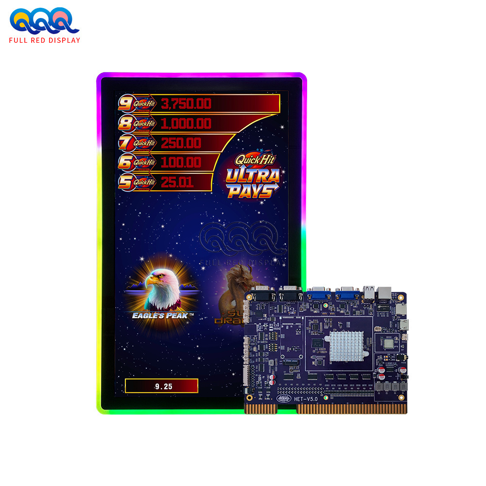 Fullred Ultra Pays Multiple Games Quick Hit 2In1 Skill Game Board