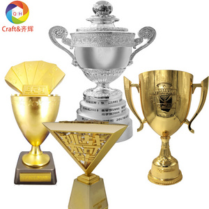 China Factory Customized Tennis Trophy Golf football cup trophies metal Trophy for Manufacturer