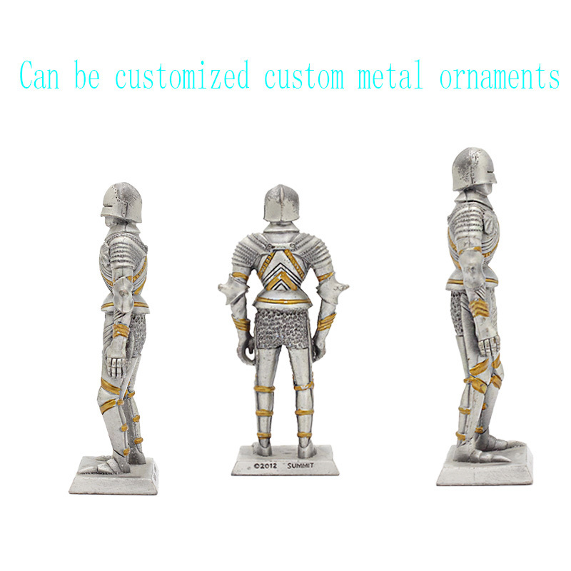 Resin ornament Nordic modern design Roman knight armor decoration craft sculpture office decoration sculpture