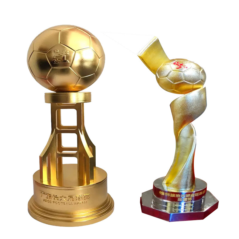 China Factory Customized Tennis Trophy Golf football cup trophies metal Trophy for Manufacturer