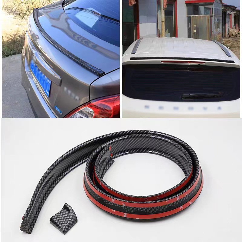 carbon fiber universal rear truck spoiler lip racing spoiler front bumper lip splitter spoiler