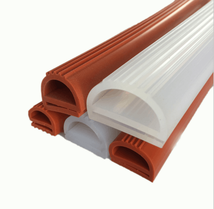 Silicone rubber seal strip high temperature anti-collision strip