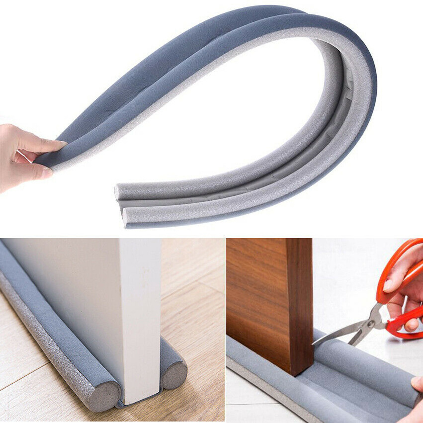 Flexible door bottom wind dust stopper door weatherstrip guard door bottom sealing strip guard