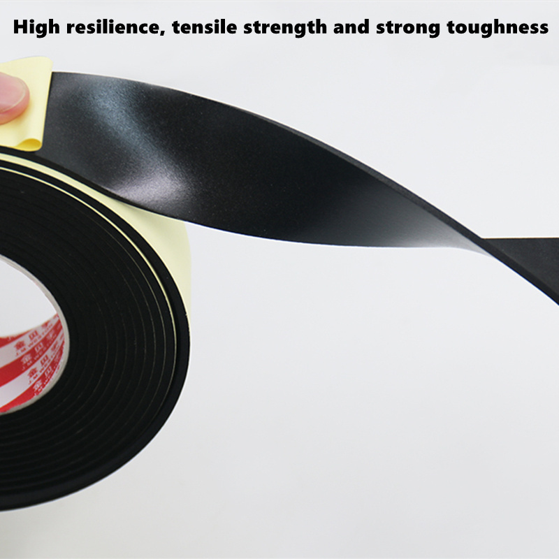 5 Meter Door Sealing Tape Super Sticky Sponge Foam Tape Rubber Single Sided Adhesive EVA Foam Tape Window Seal Strips