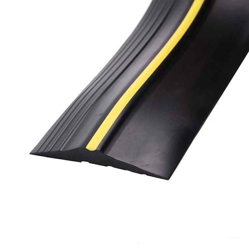 Garage door threshold raised Buffer seal strip rubber sealing trim strip