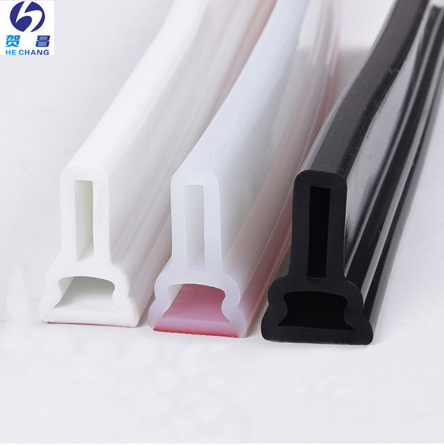 Self-adhesive bathroom silicone seal strip Water Stopper Flood Shower Barrier collapsible threshold