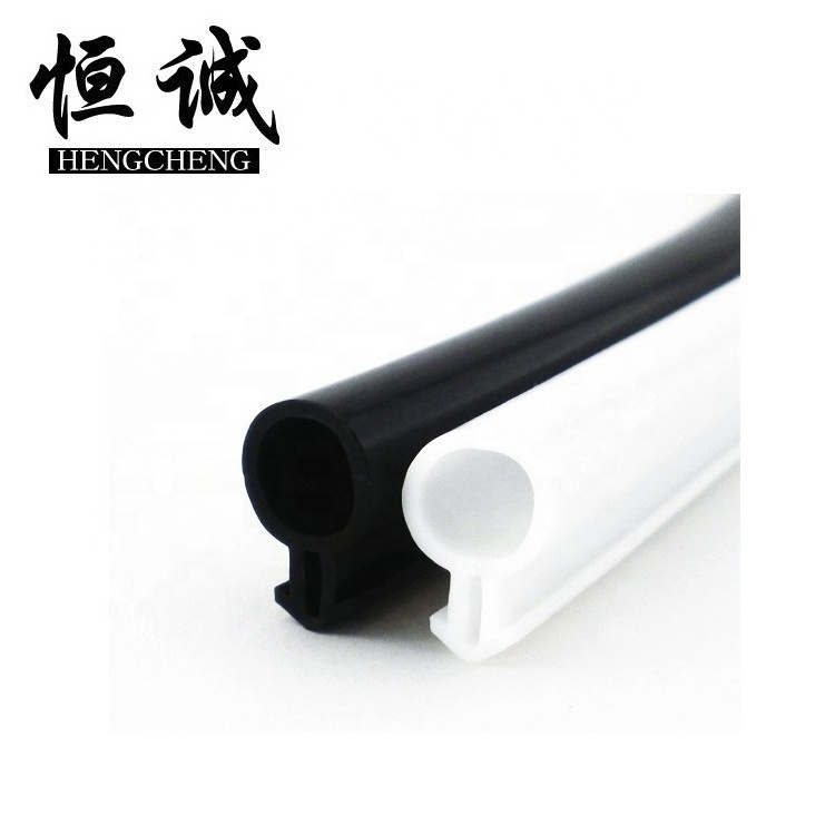 EPDM PVC warehouse roller shutter sectional Garage industrial aluminum Door bottom threshold rubber weather seal strip gasket