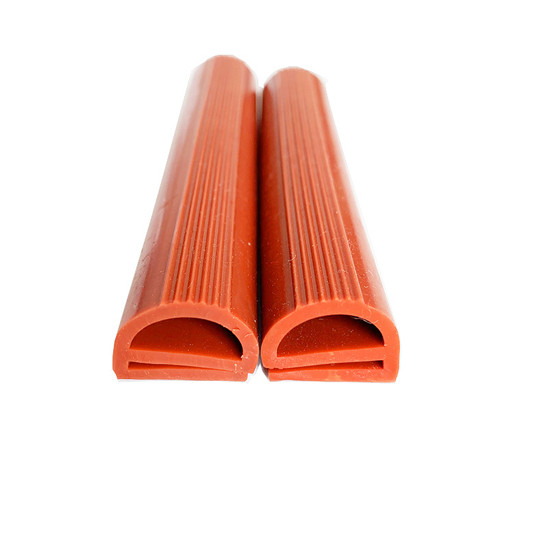 high temperature e shape silicone rubber oven door gasket seal strip