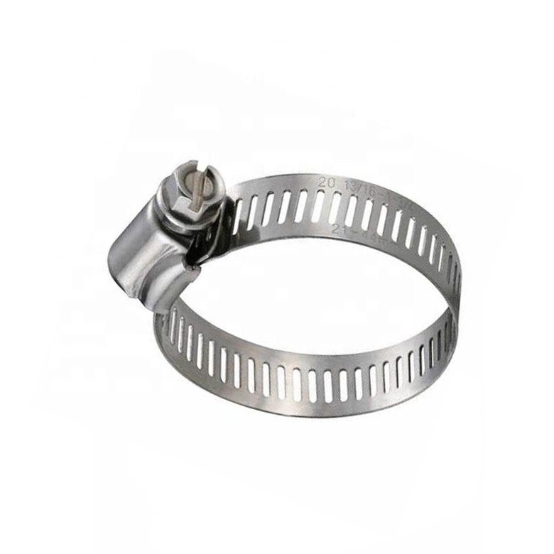 Hot sell custom adjustable flexible American 304 316 stainless steel hose clamp