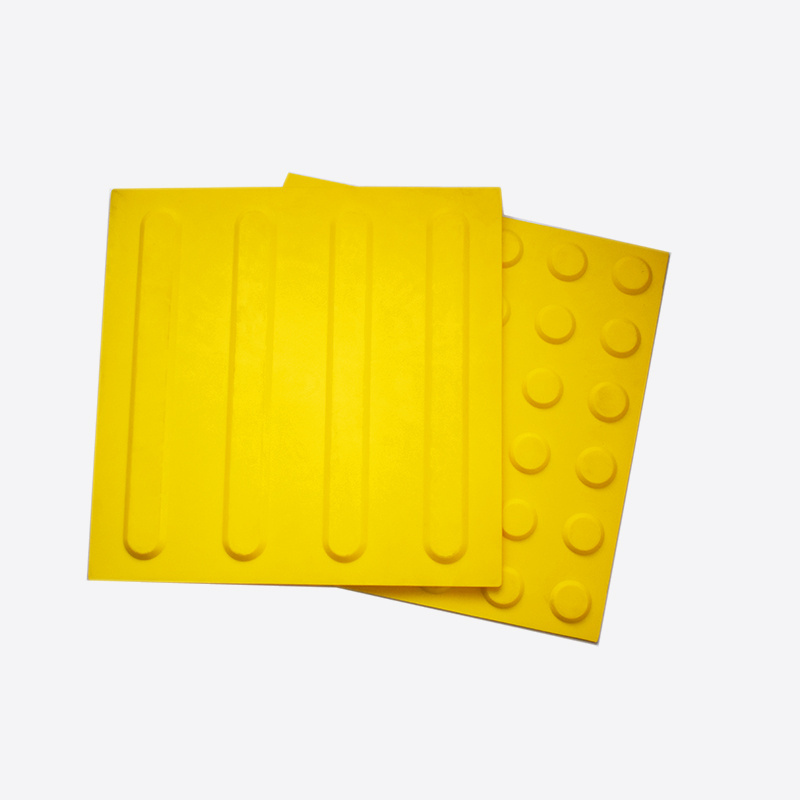 plastic PVC TPU rubber tactile paving tile mat ABS tactile indicator tactile strip yellow gray black self adhesive with sticker