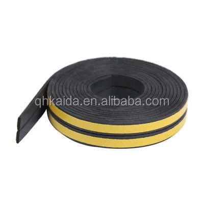 EPDM yellow self adhesive tape closed cell epdm adhesive sponge foam rubber seal strip