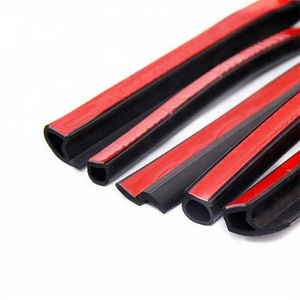 manufacturer self adhesive D seal rubber strip car weather strip foam rubber seal