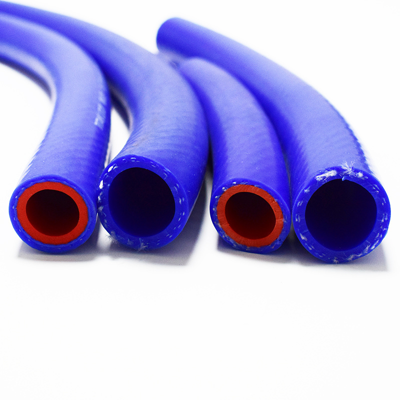 colorful heat resistant silicone hose tube auto silicone hoses straight rubber air tube