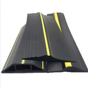 Anti-aging low friction PVC garage door seals for floor safety and shock resistance