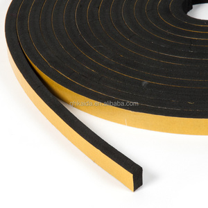 EPDM yellow self adhesive tape closed cell epdm adhesive sponge foam rubber seal strip