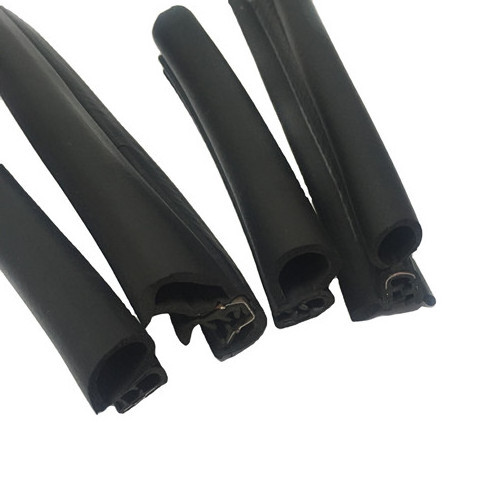 Manufacturers direct custom size car door and window rubber black extrusion seal EPDM composite material