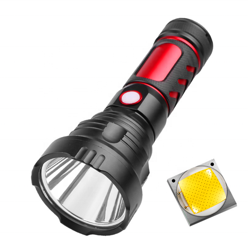 Super Bright Long beam Spotlight Powerful Flashlight, Outdoor Waterproof High Power Rechargeable Flash Light Led Flashlight