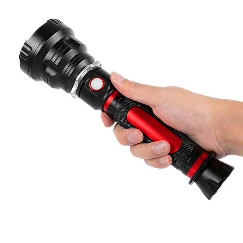 Ultra Bright High Power Style Rechargeable Powerful Flashlight, 4000 lumen Linterna de led Strong Light Torchlight Flashlight