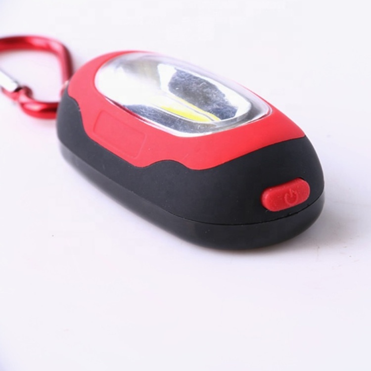 Best Promotion Mini Backpack Keychain Flashlight Keyring Pocket Torch Light led Key Chain Flashlight With Carabiner