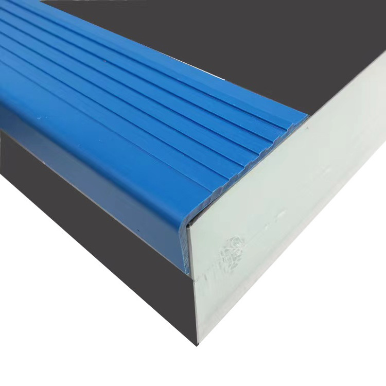 Anti-slip Stair Edge Protection Wood Stair L Shape Anti Slip Pvc Rubber Strip Stair Nosing