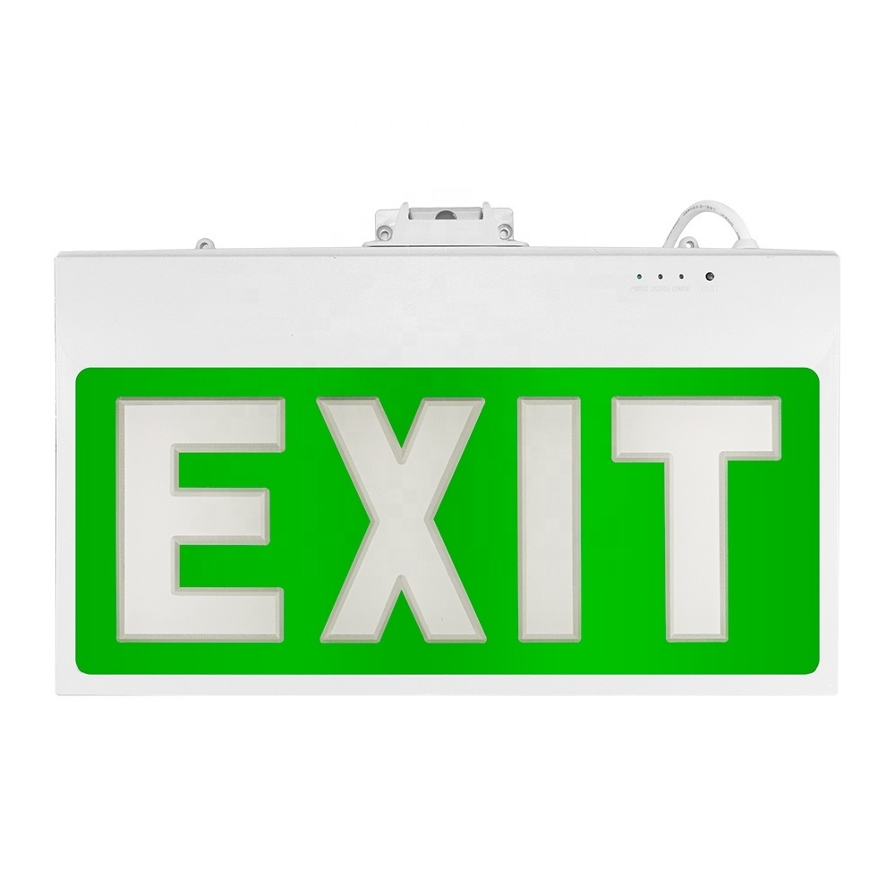 3W 180Mins Battery Backup LED Emergency Exit Sign Lamp Rechargeable Light