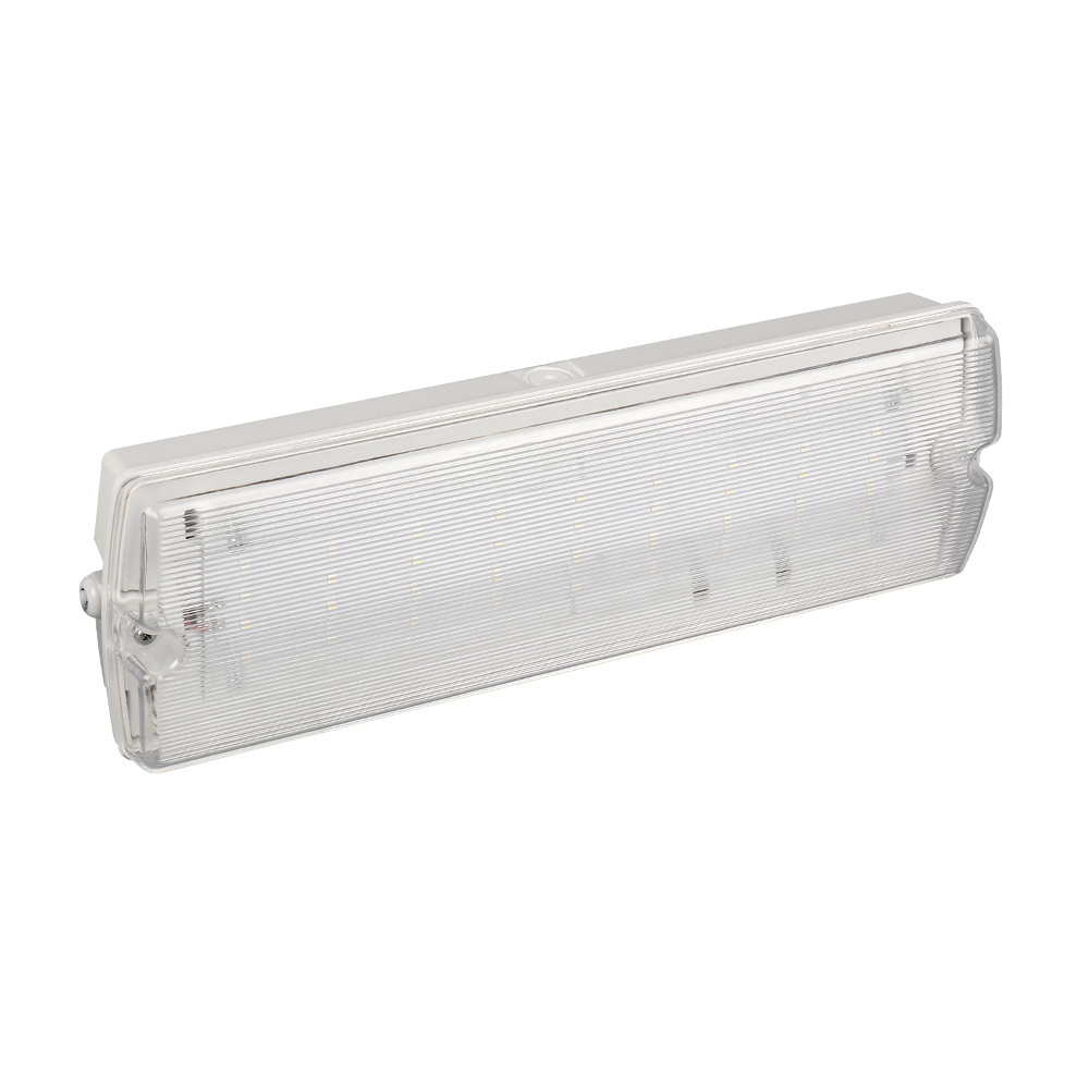 LED Emergency Kit 3-Hour Backup Wall Mounted Bulkhead Light Cold White Color Exit Label Surface Mounted Emergency Lighting Needs