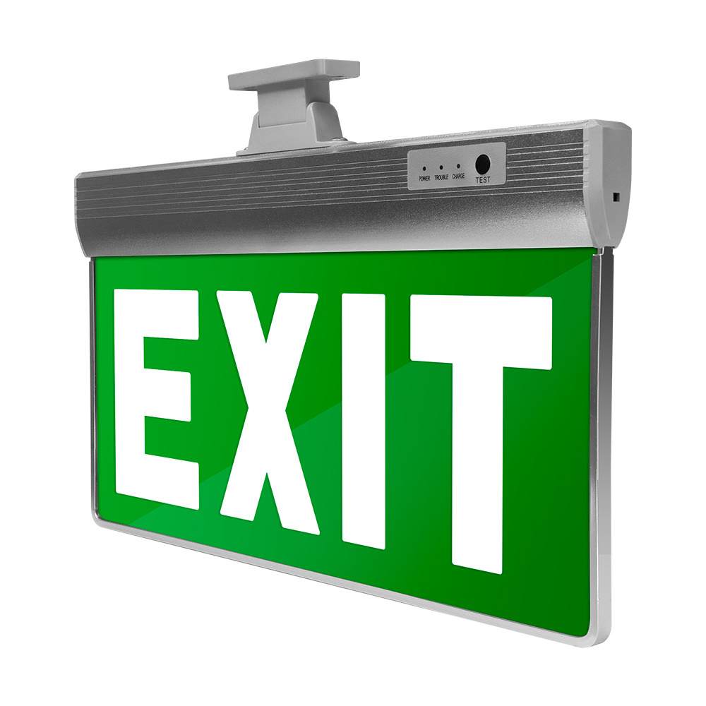 Wall surface mounted 4W emergency running man exit sign escape emergency light